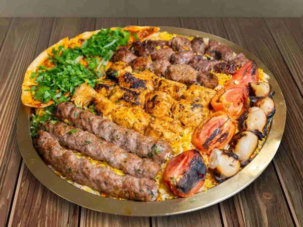 Family BBQ Plate Middle Eastern Mixed Grill for 4–6 People