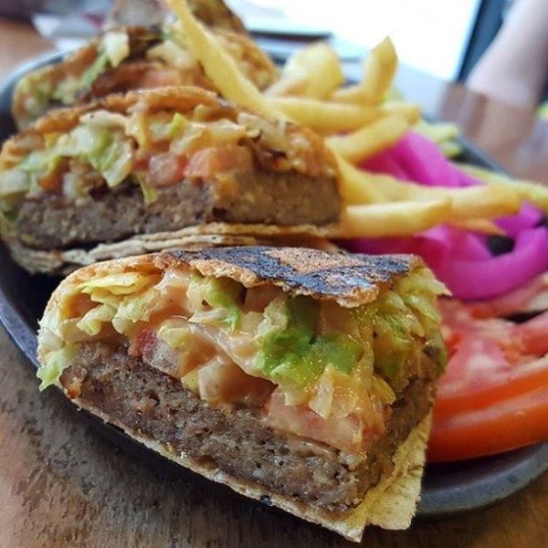 Beef Burger Meal (Saj)